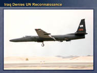 slide 17 Iraq denies UN reconnaissance